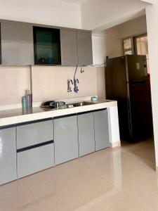 Kitchen Image of 950 Sq.ft 2 BHK Apartment / Flat for rent in Goyal My Home Wakad, Wakad Pune for Rs. 36000