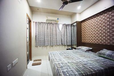 Bedroom Image of 880 Sq.ft 3 BHK Apartment / Flat for sale in Binori Gracia, South Bopal Ahmedabad for Rs. 9500000