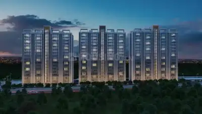 Building Image of 958 Sq.ft 2 BHK Apartment / Flat for sale in Kasturi Apostrophe, Hinjawadi Phase 3 Pune for Rs. 9500000