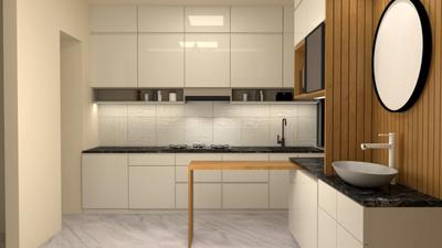 Kitchen Image of 1818 Sq.ft 3 BHK Apartment / Flat for sale in Shiv Sadhna Skywalk Manglaam, Chandkheda Ahmedabad for Rs. 7900000