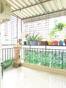 Bedroom Two Image of 950 Sq.ft 2 BHK Apartment / Flat for rent in Vivaan Yashodarshan Residency, Kalyan East Kalyan for Rs. 23000