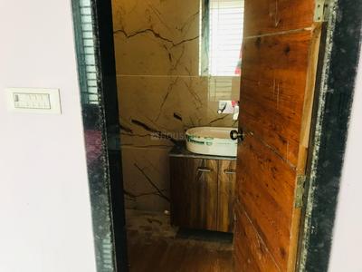 Bathroom Image of 250 Sq.ft 1 RK Builder Floor for rent in Mahalakshmi Nagar Indore for Rs. 15000