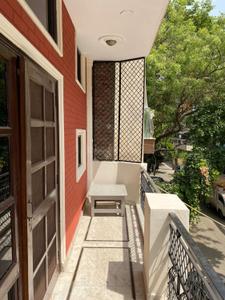 Balcony Image of 4000 Sq.ft 4 BHK Apartment / Flat for rent in Hauz Khas New Delhi for Rs. 110000