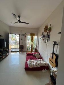 Hall Image of 650 Sq.ft 1 BHK Builder Floor for rent in Murugeshpalya Bengaluru for Rs. 27000