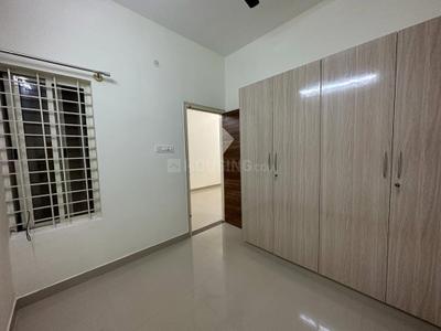 Bedroom Image of 600 Sq.ft 1 BHK Builder Floor for rent in Kalyan Nagar Bengaluru for Rs. 28000