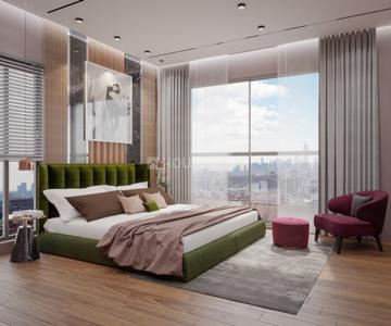 Bedroom Image of 1077 Sq.ft 2 BHK Apartment / Flat for sale in F Premium, Tathawade Pune for Rs. 8100000