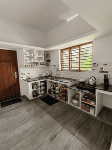 Kitchen Image of 1250 Sq.ft 3 BHK Independent House for sale in Puthukkad Thrissur for Rs. 3500000
