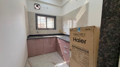 Kitchen Image of 500 Sq.ft 1 BHK Independent House for rent in Mahalakshmi Nagar Indore for Rs. 20000