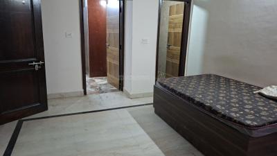 Bedroom Image of 480 Sq.ft 1 BHK Independent House for rent in Chhattarpur New Delhi for Rs. 15000