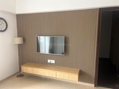 Living Room Image of 640 Sq.ft 1 RK Studio for rent in Lodha Belmondo, Gahunje Pune for Rs. 45000