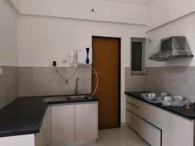 Kitchen Image of 1100 Sq.ft 3 BHK Apartment / Flat for rent in Gera Planet of Joy Project II, Upper Kharadi Pune for Rs. 48000