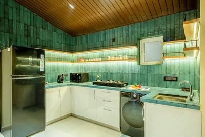 Kitchen Image of 1800 Sq.ft 3 BHK Apartment / Flat for rent in Shreeji Sadan Residency, Zadeshwar Bharuch for Rs. 17500