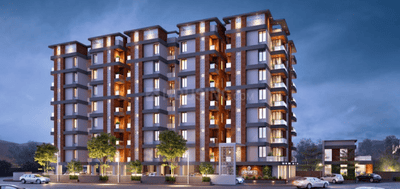Image of 900 Sq.ft 3 BHK Apartment / Flat for sale in Ekdant Skyline, Waghodia Road, Vadodara for Rs. 4451000