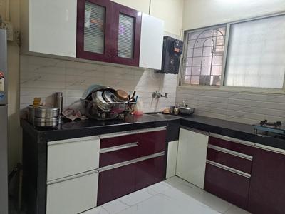 Kitchen Image of 1010 Sq.ft 2 BHK Apartment / Flat for rent in Rahul Park, Warje Pune for Rs. 28500