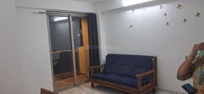 Living Room Image of 1305 Sq.ft 2 BHK Apartment / Flat for rent in Swagat Queens Land, Sargasan Gandhinagar for Rs. 35000