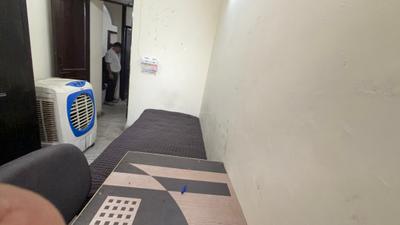 Bedroom Image of 450 Sq.ft 1.5 BHK Builder Floor for rent in Shadipur New Delhi for Rs. 14500