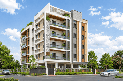 Image of 1200 Sq.ft 2 BHK Apartment / Flat for sale in Manikonda, Hyderabad for Rs. 7800000