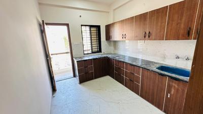 Kitchen Image of 1500 Sq.ft 2 BHK Builder Floor for rent in Vishnu Puri Colony Indore for Rs. 20000