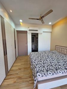Bedroom Image of 660 Sq.ft 1 BHK Apartment / Flat for rent in Parth Lakeview, Dighe Thane for Rs. 47000