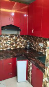 Kitchen Image of 600 Sq.ft 2 BHK Builder Floor for rent in Uttam Nagar New Delhi for Rs. 13000