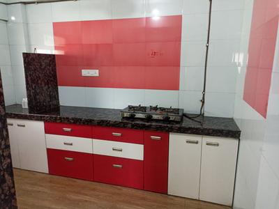 Kitchen Image of 520 Sq.ft 1 BHK Apartment / Flat for rent in Kasarvadavali Thane for Rs. 20000