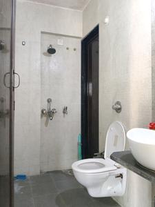 Common Bathroom Image of 600 Sq.ft 1 BHK Apartment / Flat for rent in Vihang Valley, Kasarvadavali Thane for Rs. 20000