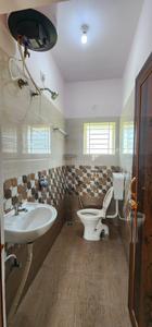 Bathroom Image of 500 Sq.ft 1 BHK Builder Floor for rent in Rayasandra Bengaluru for Rs. 15000