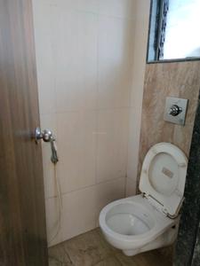 Common Bathroom Image of 690 Sq.ft 1 BHK Apartment / Flat for rent in Platinum Om Sai Shrushti, Ulwe Navi Mumbai for Rs. 18000