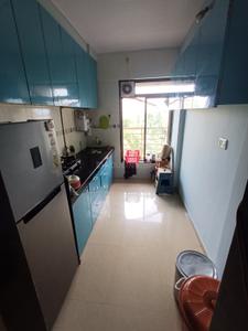 Kitchen Image of 980 Sq.ft 2 BHK Apartment / Flat for rent in Mangala Mayurs Nature Glory, Kalwa Thane for Rs. 40000