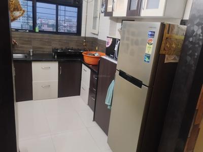Kitchen Image of 1000 Sq.ft 2 BHK Apartment / Flat for rent in Mahalaxmi Nagar, Warje Pune for Rs. 32000