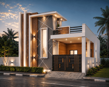 Image of 800 Sq.ft 2 BHK Independent House for sale in Auraa Thendral Avenue, Pudupakkam, Kanchipuram, Chennai for Rs. 5200000