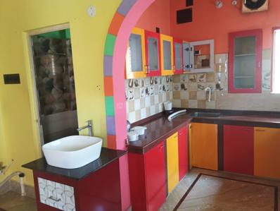 Kitchen Image of 680 Sq.ft 1 BHK Independent House for rent in Patuli Kolkata for Rs. 9000