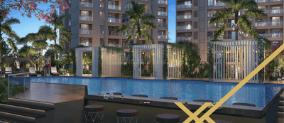 Image of 956 Sq.ft 2 BHK Apartment / Flat for sale in Basil Maximus Wing D And E, Punawale, Pune for Rs. 9000000