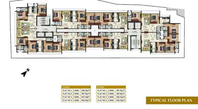 Image of 948 Sq.ft 3 BHK Apartment / Flat for sale in EMFCL The Legend, Ghatkopar East, Mumbai for Rs. 26500000