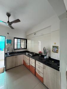 Kitchen Image of 1150 Sq.ft 3 BHK Apartment / Flat for rent in Sunpharma Road Vadodara for Rs. 27000