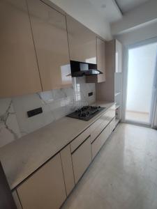 Kitchen Image of 1600 Sq.ft 3 BHK Builder Floor for rent in Raj One Good Earth, Sector 71 Gurgaon for Rs. 44000