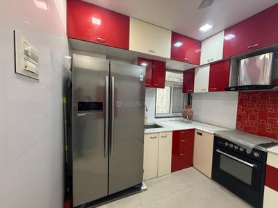 Kitchen Image of 1350 Sq.ft 3 BHK Apartment / Flat for rent in Rosa Bella, Hiranandani Estate Thane for Rs. 65000