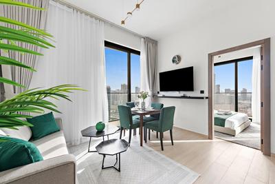 Hall Image of 721 Sq.ft 1 BHK Apartment / Flat for sale in Jumeirah Village Dubai for Rs. 24729507