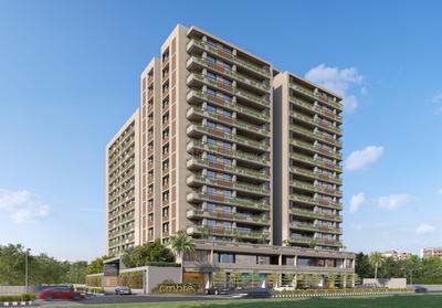 Image of 2586 Sq.ft 3 BHK Apartment / Flat for sale in Rashmi Ombre, Shantipura, Ahmedabad for Rs. 14000000