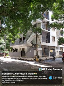 Image of 900 Sq.ft 2 BHK Builder Floor for rent in Electronic City, Bengaluru for Rs. 20000