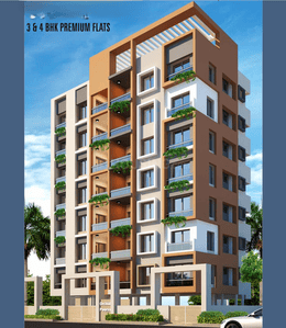 Image of 1345 Sq.ft 3 BHK Apartment / Flat for sale in Laxminagar, Nagpur for Rs. 13500000