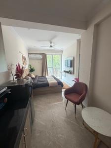 Living Room Image of 1100 Sq.ft 1 BHK Builder Floor for rent in Sector 51 Gurgaon for Rs. 27000