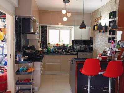 Kitchen Image of 1520 Sq.ft 3 BHK Apartment / Flat for sale in Candeur Signature by Candeur Constructions, Varthur Bengaluru for Rs. 18000000