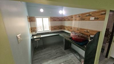 Kitchen Image of 1500 Sq.ft 3 BHK Apartment / Flat for rent in Baranagar Kolkata for Rs. 23000