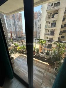 Balcony Image of 1115 Sq.ft 2 BHK Apartment / Flat for rent in Charms Castle, Raj Nagar Extension Ghaziabad for Rs. 17500