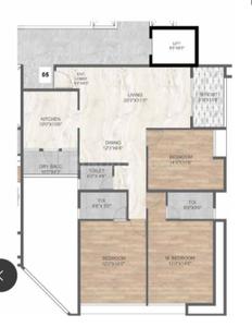 Image of 1580 Sq.ft 3 BHK Apartment / Flat for sale in Umashankar Prasad, Kothrud, Pune for Rs. 25000000