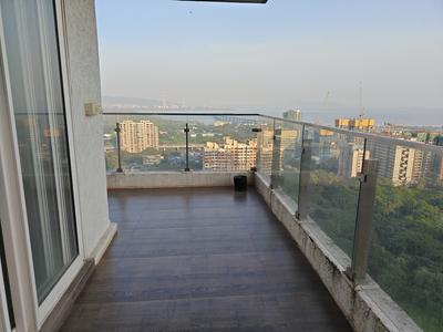 Balcony Image of 1950 Sq.ft 3 BHK Apartment / Flat for sale in L And T Crescent Bay, Parel Mumbai for Rs. 61500000