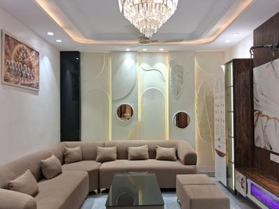 Living Room Image of 900 Sq.ft 3 BHK Builder Floor for rent in Dwarka Mor New Delhi for Rs. 30000