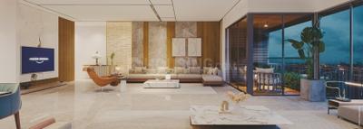 Hall Image of 3212 Sq.ft 4 BHK Apartment / Flat for sale in Bodakdev Ahmedabad for Rs. 30600000