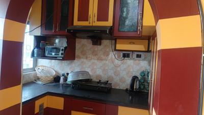 Kitchen Image of 948 Sq.ft 2 BHK Apartment / Flat for sale in Baguiati Kolkata for Rs. 4400000